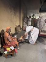 Pradhana Homa and Purnahuti of Shat Pranava Mahamrityunjaya Homa at SCM Shirali (15 Feb 2024)